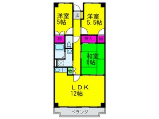 ロイヤル高石の物件間取画像